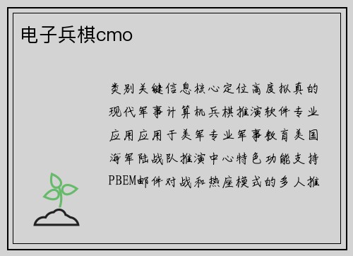 电子兵棋cmo